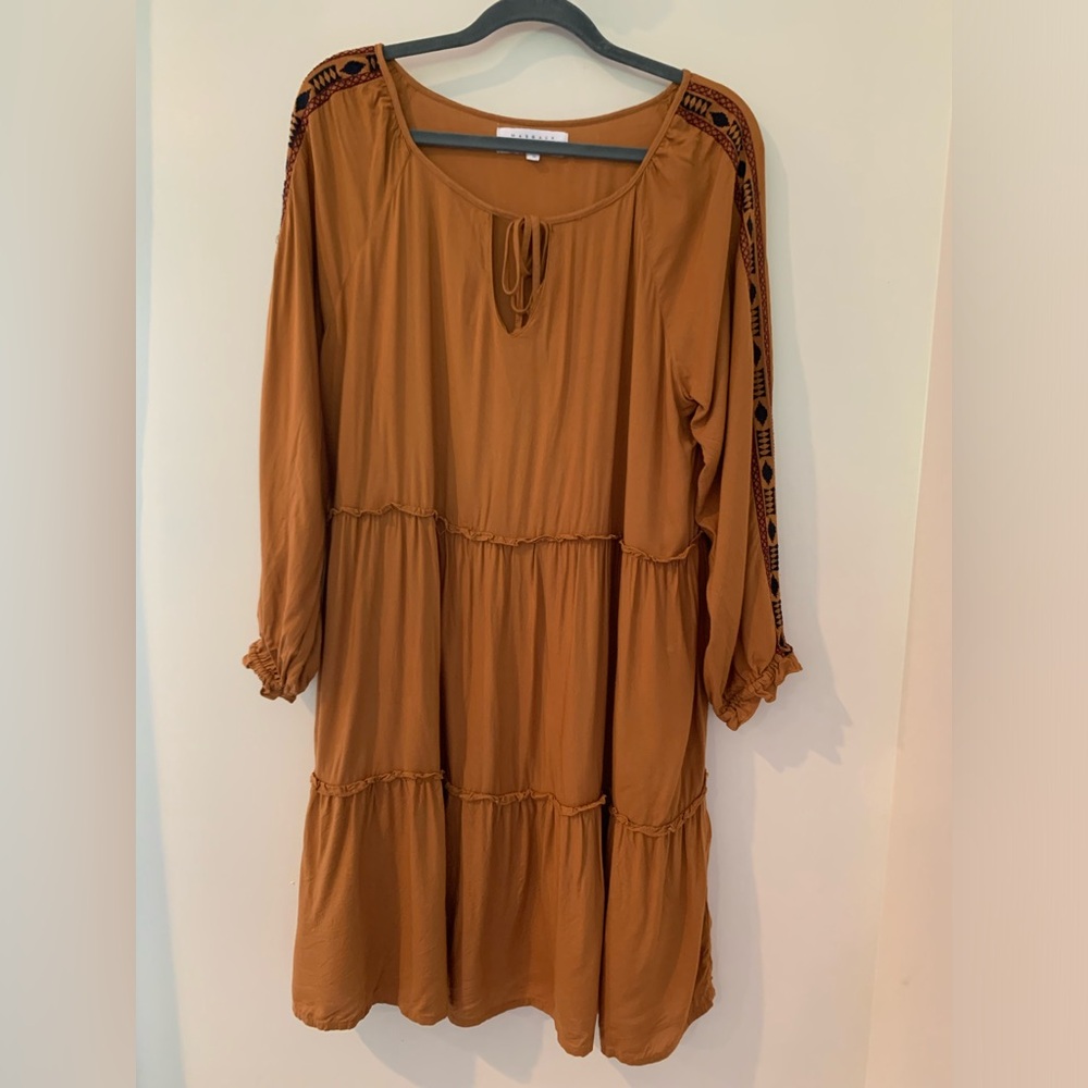 Mustard tunic dress size 1x